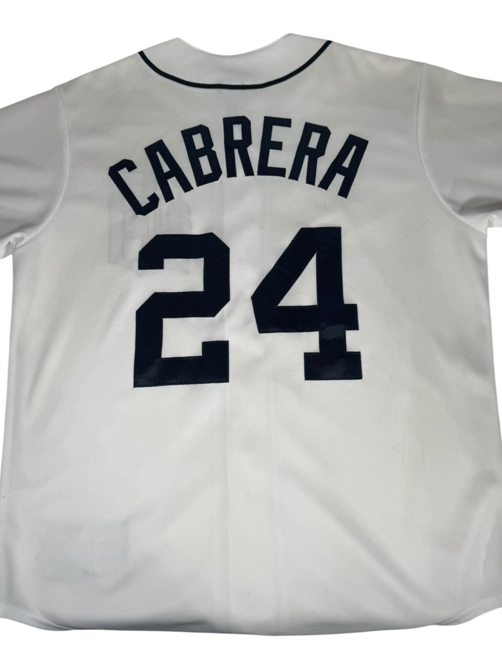 Miguel Cabrera Tigers Jersey Majestic Home White Mens Large MLB - Picture 2 of 5